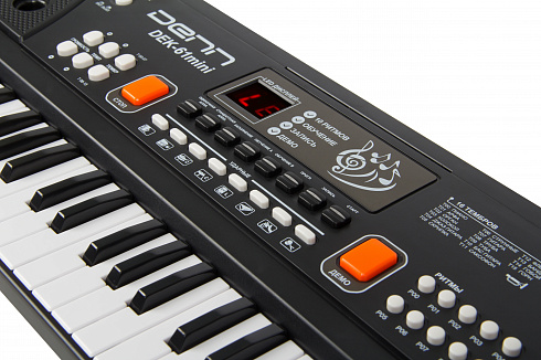 Синтезатор 61 клавиша DENN DEK61 mini